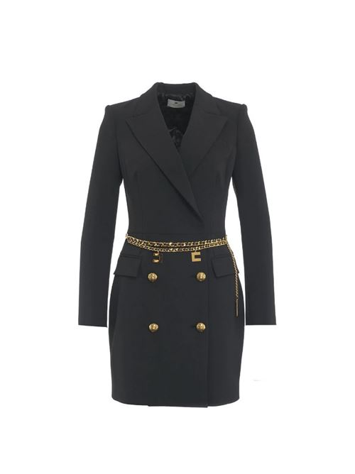 Robe manteau in stretch crêpe with belt ELISABETTA FRANCHI | AB65746E2.110